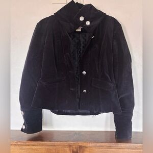 Black Velvet Michael Kors Jacket